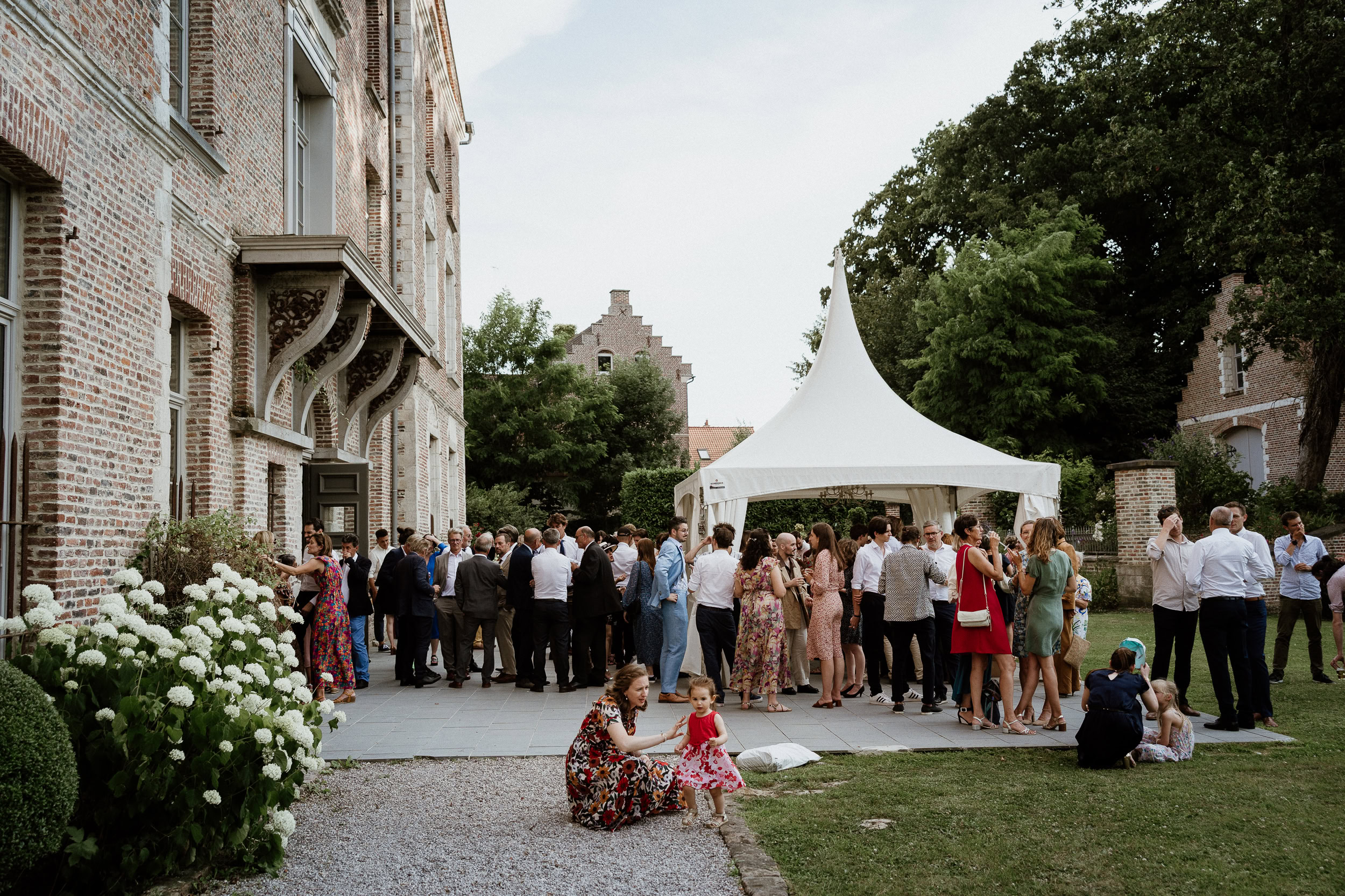 Wedding at Château de Morbecque in Flanders, near Lille, France