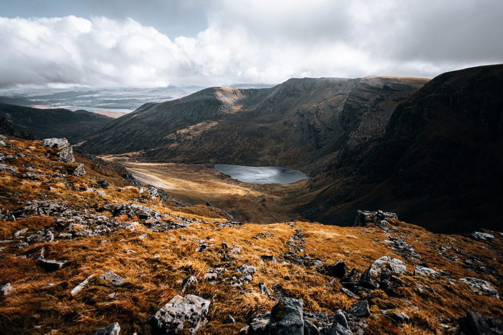 Photo d'un paysage des highlands en Ecosse photographié par Maxime Decarsin