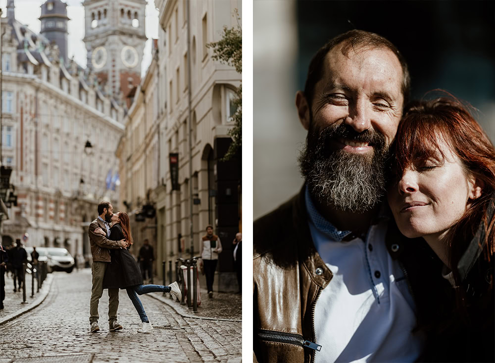 Photo d'un couple amoureux lors d'une séance d'engagement Photographié par Maxime Decarsin